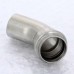 Угол-вставка пресс 45 град. нержавеющая сталь Sanpress Inox VIEGA 28