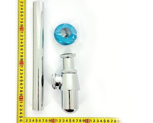 Сифон бутылочн.Arrowhead 1-1/4" рег.высоты 120мм, отвод 300мм