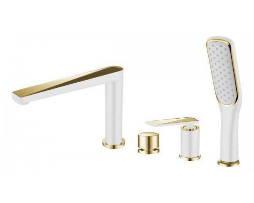 Boheme Venturo Смеситель врезной на борт ванны, цвет: white 380-W