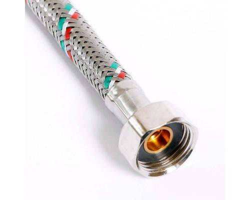 Гибкая подводка для смесителя UNI-FITT МL10х1 - 1/2" 50 см оплетка из нержавеющей стали Гибкая подводка для смесителя UNI-FITT МL10х1 - 1/2" 50 см оплетка из нержавеющей стали