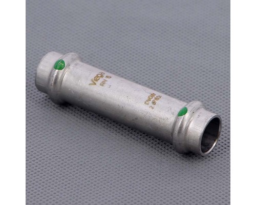 Муфта надвижная пресс нержавеющая сталь Sanpress Inox VIEGA 15