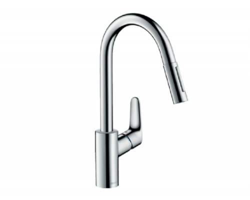 Смеситель для кухни, Hansgrohe, Focus M41, цвет-черный матовый Смеситель для кухни, Hansgrohe, Focus M41, цвет-черный матовый