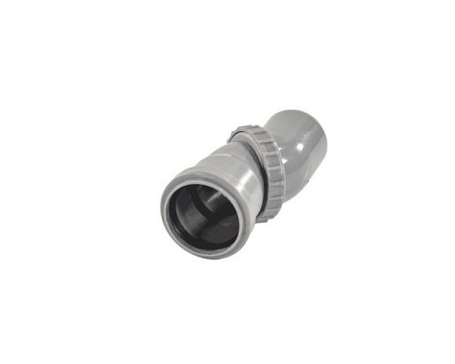 Отвод поворотный PP-H сер б/н Дн50 в/к VALFEX 23100050 Отвод поворотный PP-H сер б/н Дн50 в/к VALFEX 23100050