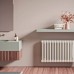 Радиатор стальной TESI 2 IRSAP двухтрубный высота 365 мм 20 секций подлключение 25 (1/2" вентиль сверху)