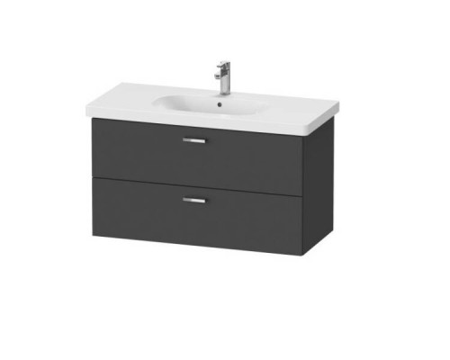 Тумба под раковину, Duravit, XBase, шгв 1000-458-560, цвет-графит матовый