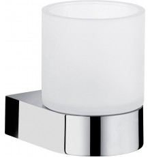 30050019000 EDITION 300 Держатель стакана в комплекте с хрустальным матовым стаканом, хром 30050019000