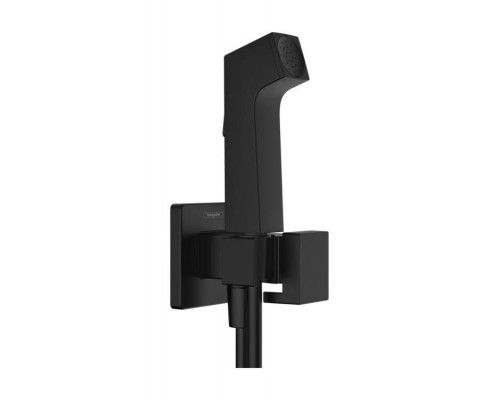 Гигиенический душ, Hansgrohe, Bidette E EcoSmart , цвет-чёрный матовый