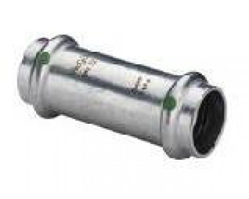 Муфта надвижная Sanpress Inox c CS-Contur, нерж.сталь, 22 мм Муфта надвижная Sanpress Inox c CS-Contur, нерж.сталь, 22 мм