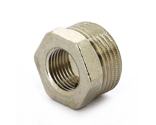 Футорка НВ никелированная UNI-FITT 1/2"x1" Футорка НВ никелированная UNI-FITT 1/2"x1"