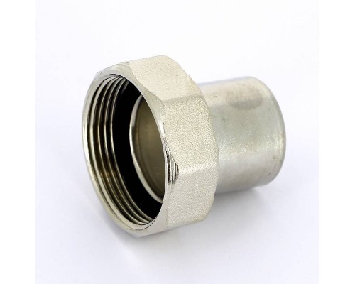 Муфта-вставка с накидной гайкой Sanpress Inox Viega 35х1"1/2 ВР нерж. сталь плоская прокладка Муфта-вставка с накидной гайкой Sanpress Inox Viega 35х1"1/2 ВР нерж. сталь плоская прокладка