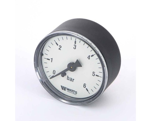 Манометр аксиальный F+R100 WATTS Ind 1/4" 50 мм 6 бар