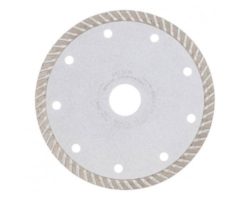 Алмазный диск сплошной рифлёный по граниту Turbo 125x22,23 (B-28058)