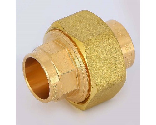 Разъемное соединение пайка-пайка с коническим уплотнением VIEGA 15