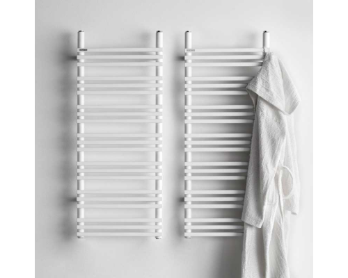 Полотенцесушитель, Antrax, Rabbit E H20, со штекером schuko, шгв 435-95-1052, нижнее слева, цвет-белый матовый