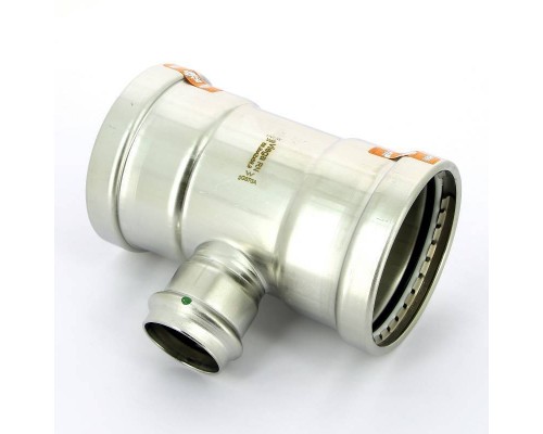 Тройник пресс нержавеющая сталь Sanpress Inox VIEGA 89x42x89