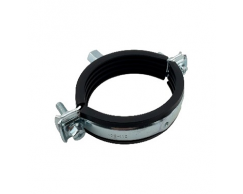 Хомут, Конкреп, HD1501, для высоких нагрузок, с EPDM, M10/M12, 73-78 мм, оцинкованная сталь