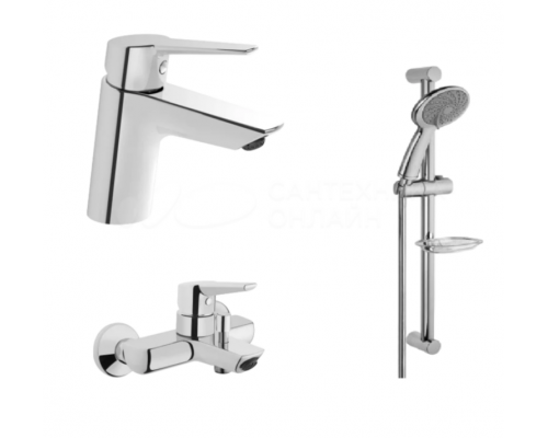 Душевой комплект, Vitra, Solid S, цвет-хром
