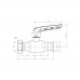 Кран шаровой пресс KAN -therm Inox 28 х 1 1/4" с накидной гайкой, нерж. сталь