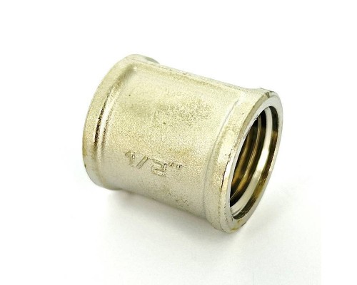 Муфта LD 1/2" никелированная