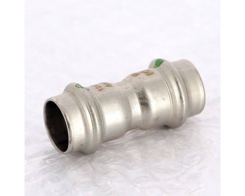 Муфта пресс нержавеющая сталь Sanpress Inox VIEGA 18 Муфта пресс нержавеющая сталь Sanpress Inox VIEGA 18