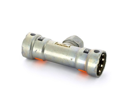 Тройник пресс-В оцинкованная сталь Megapress VIEGA 3/4"x1/2"x3/4