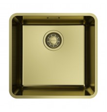 Omoikiri Omi 43-U/I Ultra LG Кухонная мойка из нержавеющей стали 43x17,9 см, цвет: светлое золото 4997412
