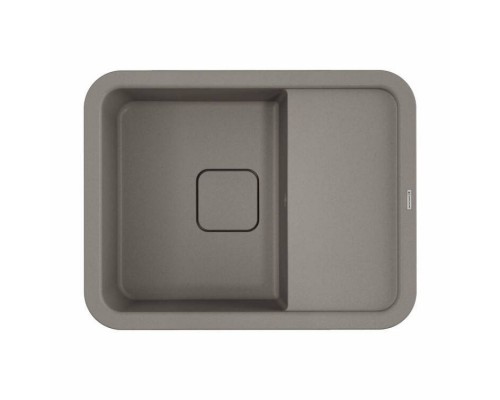 Мойка, OMOIKIRI, Tasogare, шгв 650-510-210, отверстия для смесителя-4 промаркированных, цвет-Leningrad grey