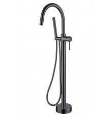 Boheme Uno Смеситель напольный для ванны с душем, цвет: shine gun metall 469-SGM