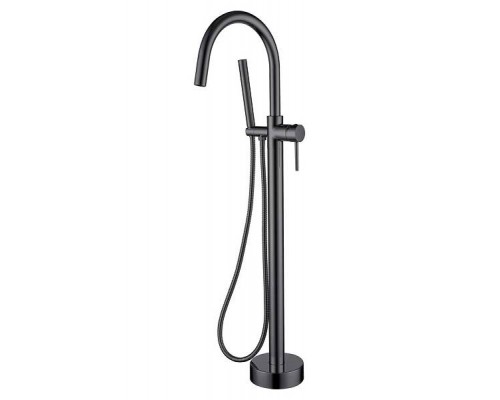 Boheme Uno Смеситель напольный для ванны с душем, цвет: shine gun metall 469-SGM