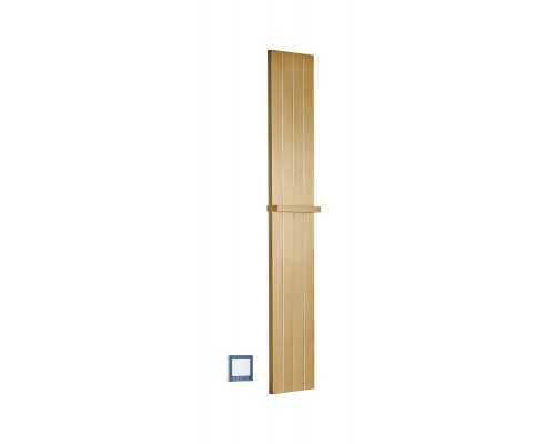 Boheme Flat Полотенцесушитель электрический 25x150h см, подключение скрытое, цвет: matt gold 725-MG
