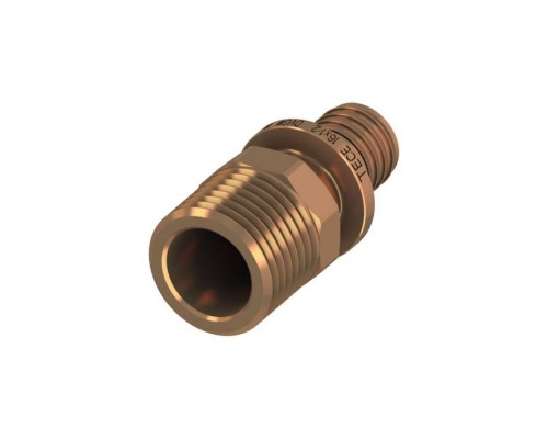 Соединение прямое, TECE, TECEflex, с ниппелем, 20 х 3/4'' Н, бронза Соединение прямое, TECE, TECEflex, с ниппелем, 20 х 3/4'' Н, бронза