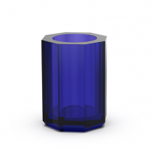 Стакан, Decor Walther, Kristall, шгв 70-70-100, цвет-Capri blue