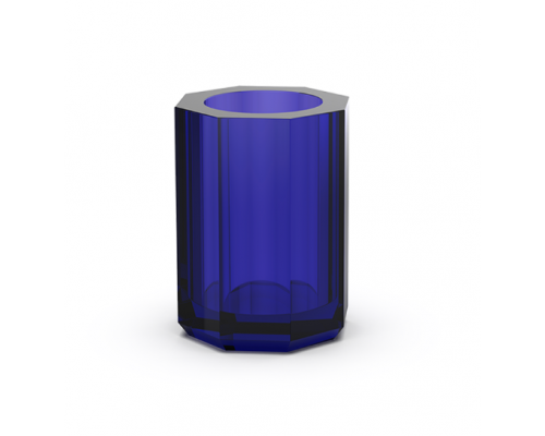 Стакан, Decor Walther, Kristall, шгв 70-70-100, цвет-Capri blue
