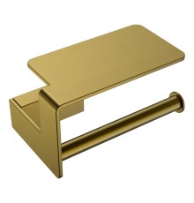 Boheme Q Держатель туалетной бумаги с полочкой, подвесной, цвет: bronze 10941-BR