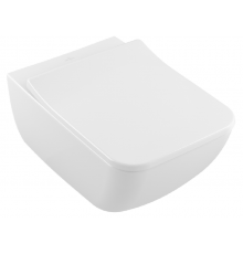 Унитаз, Villeroy&Boch, Venticello, подвесной, шгв 375-560-330, CeramicPlus, цвет-Stone White