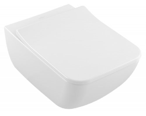 Унитаз, Villeroy&Boch, Venticello, подвесной, шгв 375-560-330, CeramicPlus, цвет-Stone White