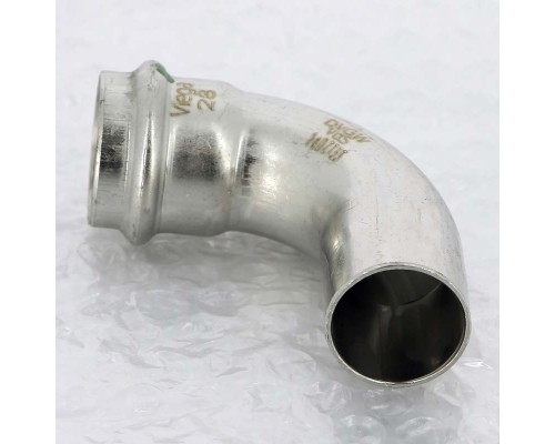 Угол-вставка пресс нержавеющая сталь Sanpress Inox VIEGA 28 Угол-вставка пресс нержавеющая сталь Sanpress Inox VIEGA 28