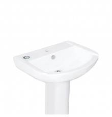Раковина, Jaquar, Aria, шгв 560-470-190, отверстия для смесителя-1, цвет-белый