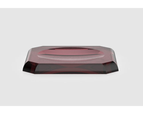 Лоток для расчески, Decor Walther, Kristall, шгв 130-230-25, цвет-Rich Burgundy