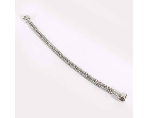 Гибкая подводка для воды UNI-FITT DN 8 ВВ 1/2" 40 см оплетка из нержавеющей стали Гибкая подводка для воды UNI-FITT DN 8 ВВ 1/2" 40 см оплетка из нержавеющей стали