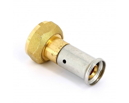 Муфта В пресс с накидной гайкой евроконус HENCO 16х3/4"