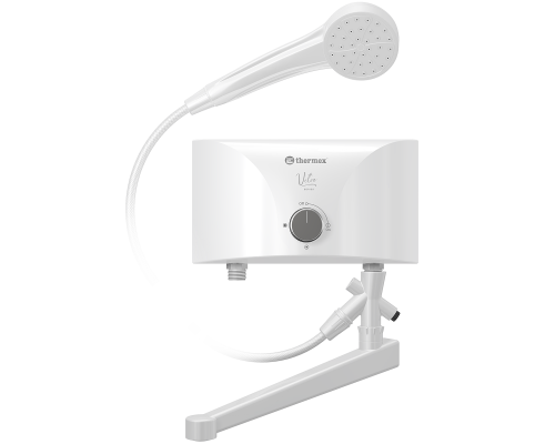 Водонагреватель электрический проточный Thermex Vetro 5500 combi