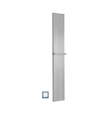 Boheme Flat Полотенцесушитель электрический 25x150h см, подключение скрытое, цвет: nickel brush 725-NB