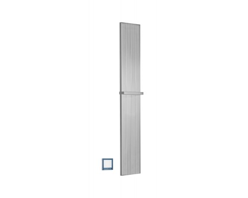 Boheme Flat Полотенцесушитель электрический 25x150h см, подключение скрытое, цвет: nickel brush 725-NB