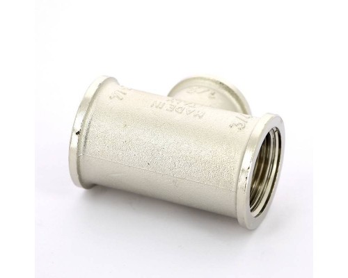 Тройник В никелированный TIEMME 3/4"x1/2"x3/4" Тройник В никелированный TIEMME 3/4"x1/2"x3/4"