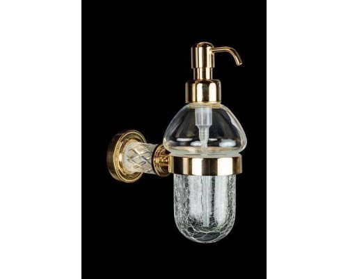 Boheme Murano Cristal Дозатор подвесной, цвет: золото 10912-CRST-G Boheme Murano Cristal Дозатор подвесной, цвет: золото 10912-CRST-G