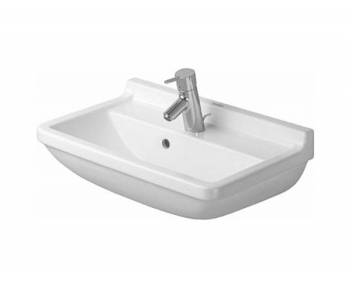 Раковина, Duravit, Starck 3, шгв 550-370-215, отверстия для смесителя-1, цвет-белый