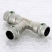 Тройник пресс нержавеющая сталь Sanpress Inox VIEGA 15