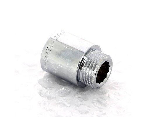 Удлинитель НВ хромированный TIEMME 1/2"х25мм