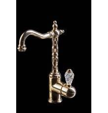 Boheme Crystal Смеситель для раковины высокий, цвет: золото глянцевое 282-CRST